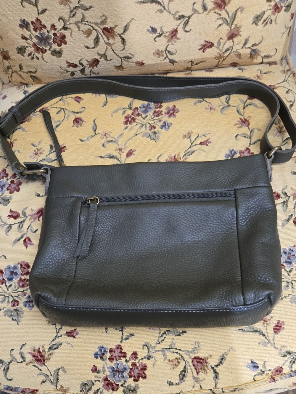 The Sak  leather With logo detail crossbody